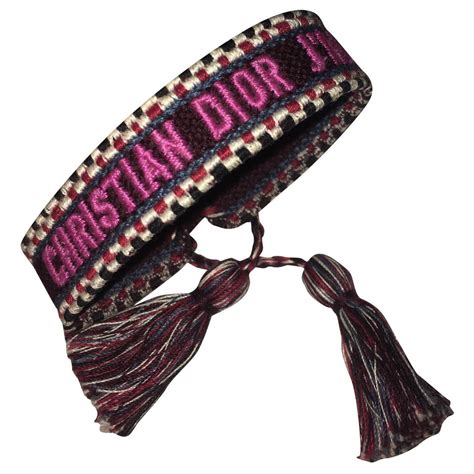 christian dior bracelet tissu